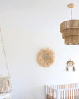 Triple Jute Chandelier